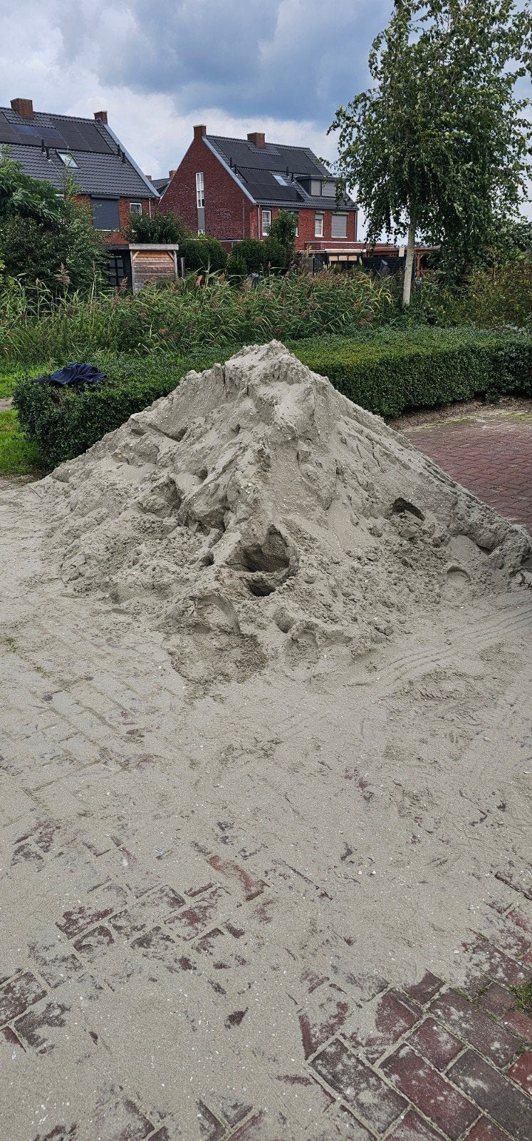 2 m3 ophoogzand, Ophalen, Nieuw, Ophoogzand
