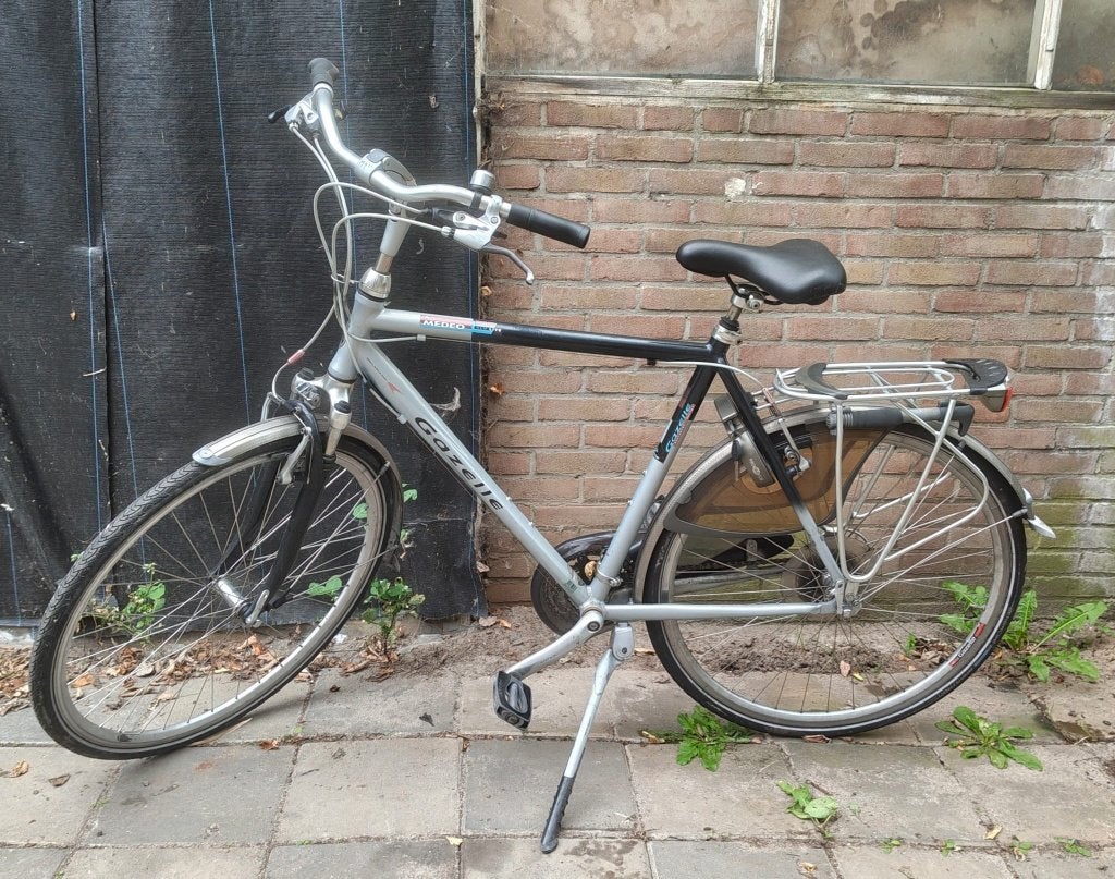 2x Herenfiets frame 58, Fietsen en Brommers, Gebruikt, Versnellingen, 57 tot 61 cm, Trommelrem