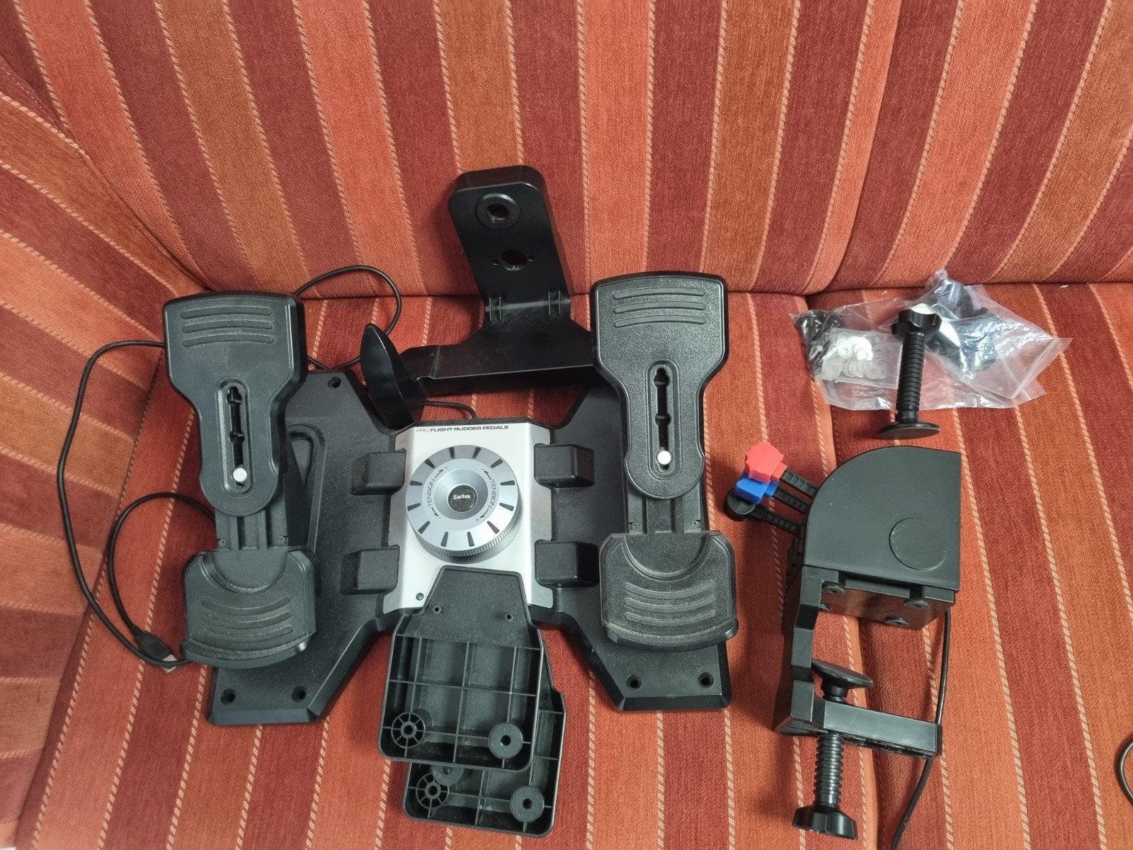 Logitech Flight Yoke System & Pedalen - Compleet, Ophalen, Overige merken, Gebruikt