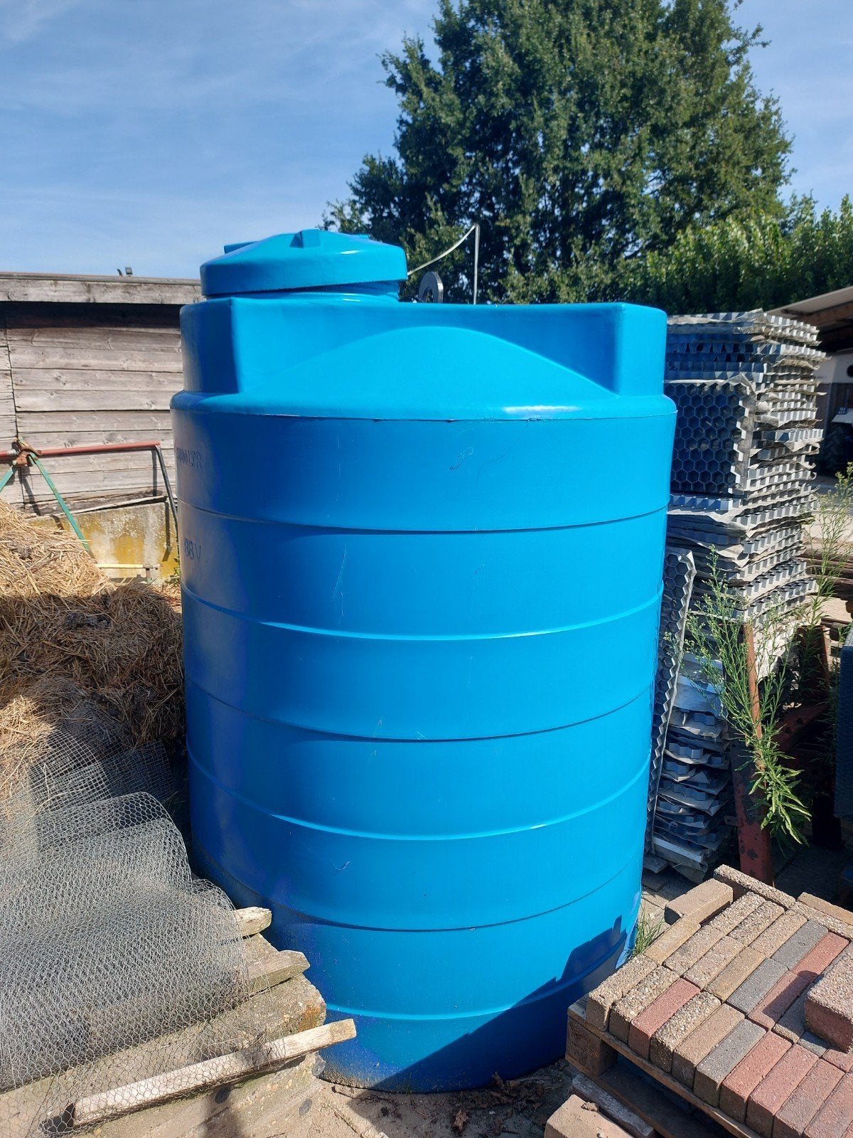 Watertank / Waterton 3000 liter - Wateropslag Waterbuffer, Ophalen, Zo goed als nieuw