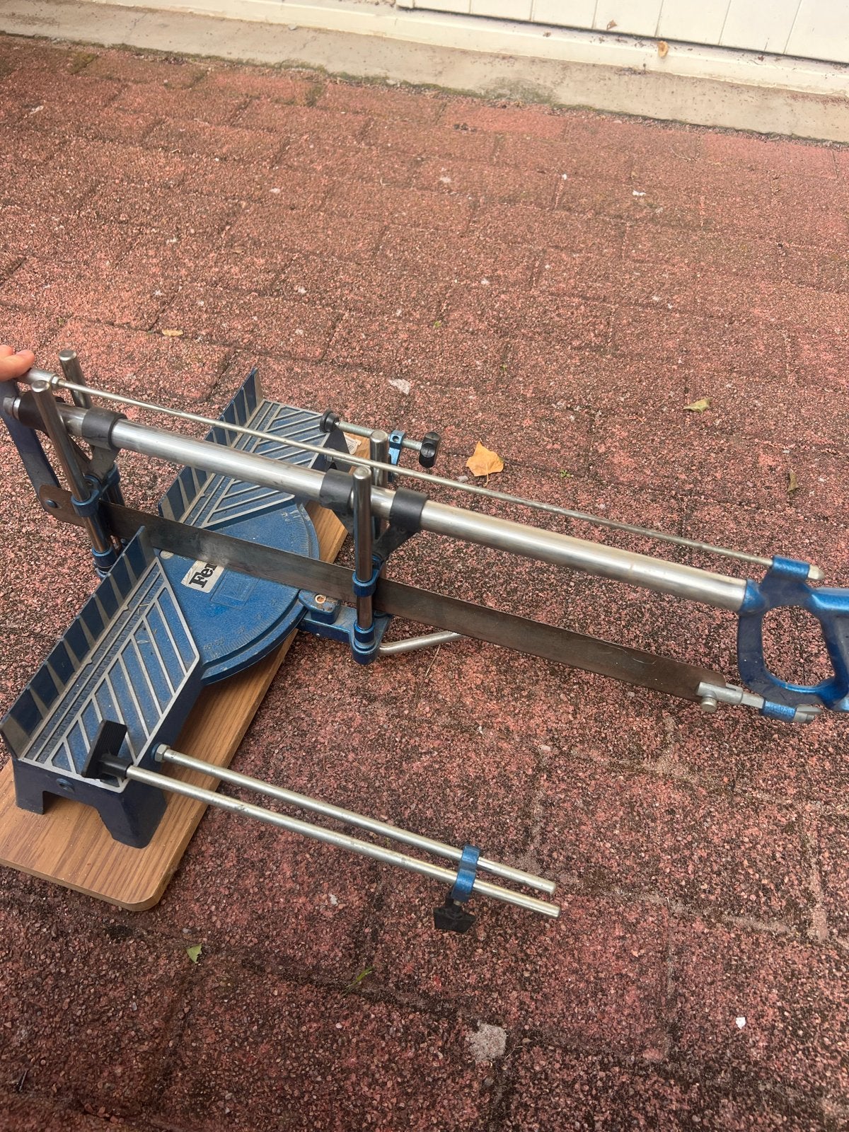 Ferm Afkortzaag met verstekbak, Ophalen, Gebruikt, Afkortzaag, 30 tot 70 mm