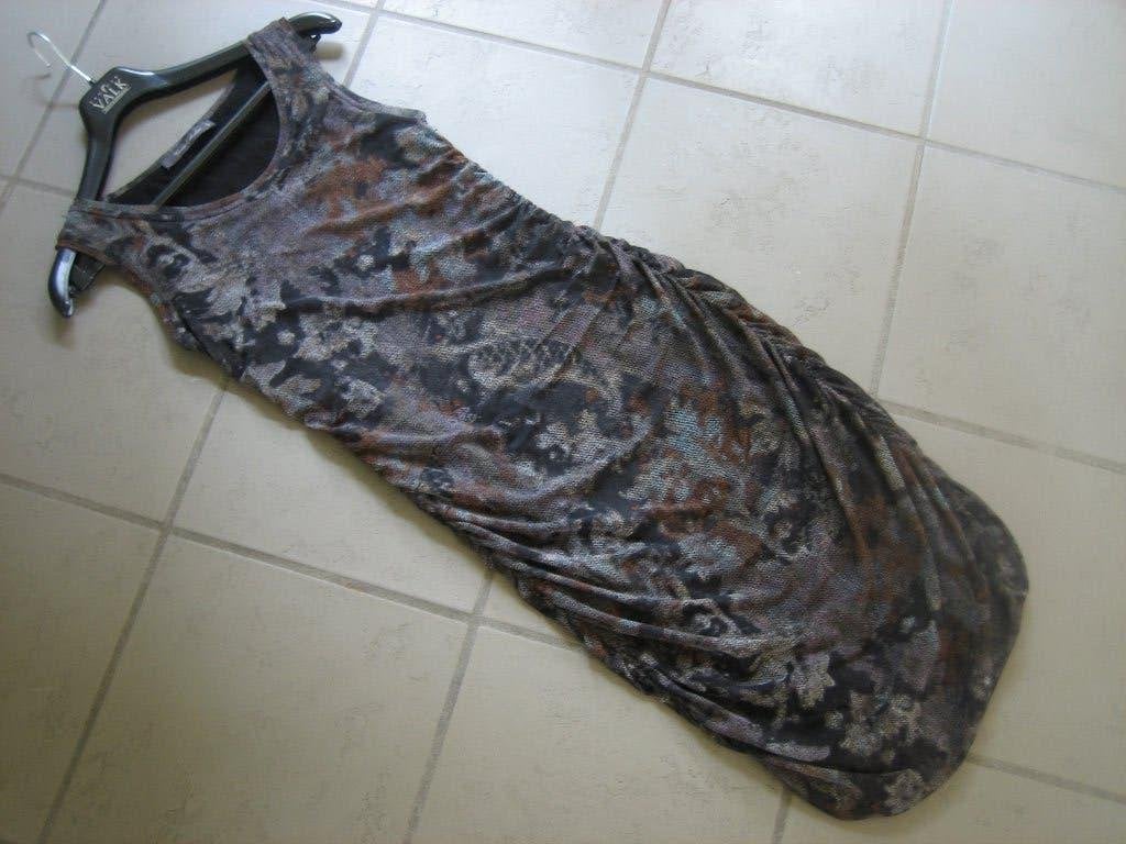 Sexy strak jurkje aardetinten ROZES OF AVALON D36 snazzeys, Rozes of Avalon, Nieuw, Maat 36 (S), Onder de knie
