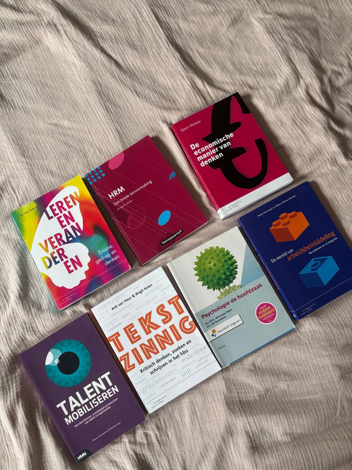 Diverse studieboeken HBO/WO: HRM, Economie, Psychologie, Boeken, Ophalen of Verzenden, Gamma, Zo goed als nieuw, HBO