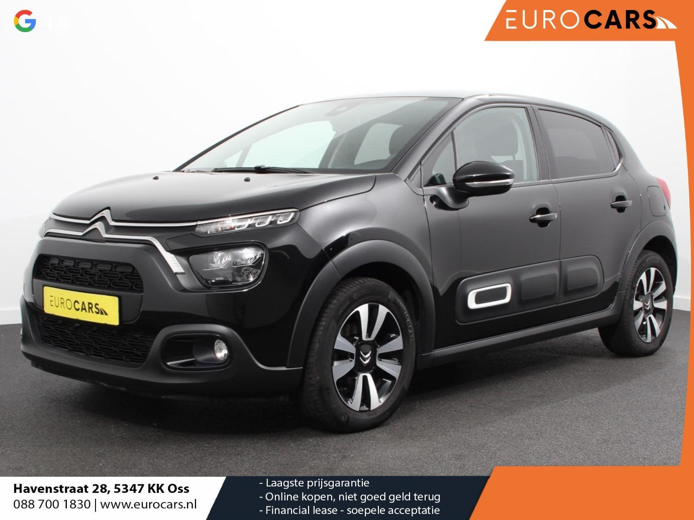 Citroen C3 1.2 PureTech Max Automaat Airco Navigatie d.m.v.A, Auto's, Gebruikt, Euro 6, 1199 cc, 450 kg