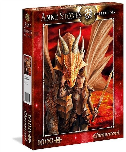 Clementoni: Anne Stokes Inner Strength 1000 stukjes, Ophalen of Verzenden, 500 t/m 1500 stukjes, Nieuw, Legpuzzel