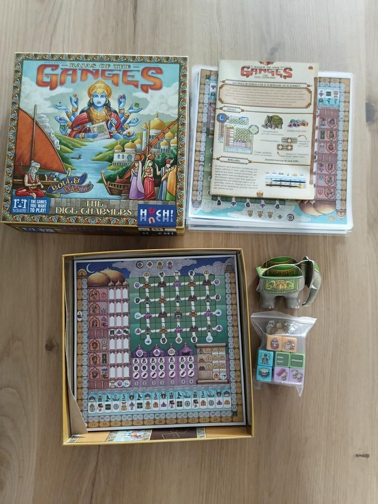 Rajas van de Ganges roll & write, Hobby en Vrije tijd, Gezelschapsspellen | Bordspellen, Ophalen of Verzenden, Zo goed als nieuw