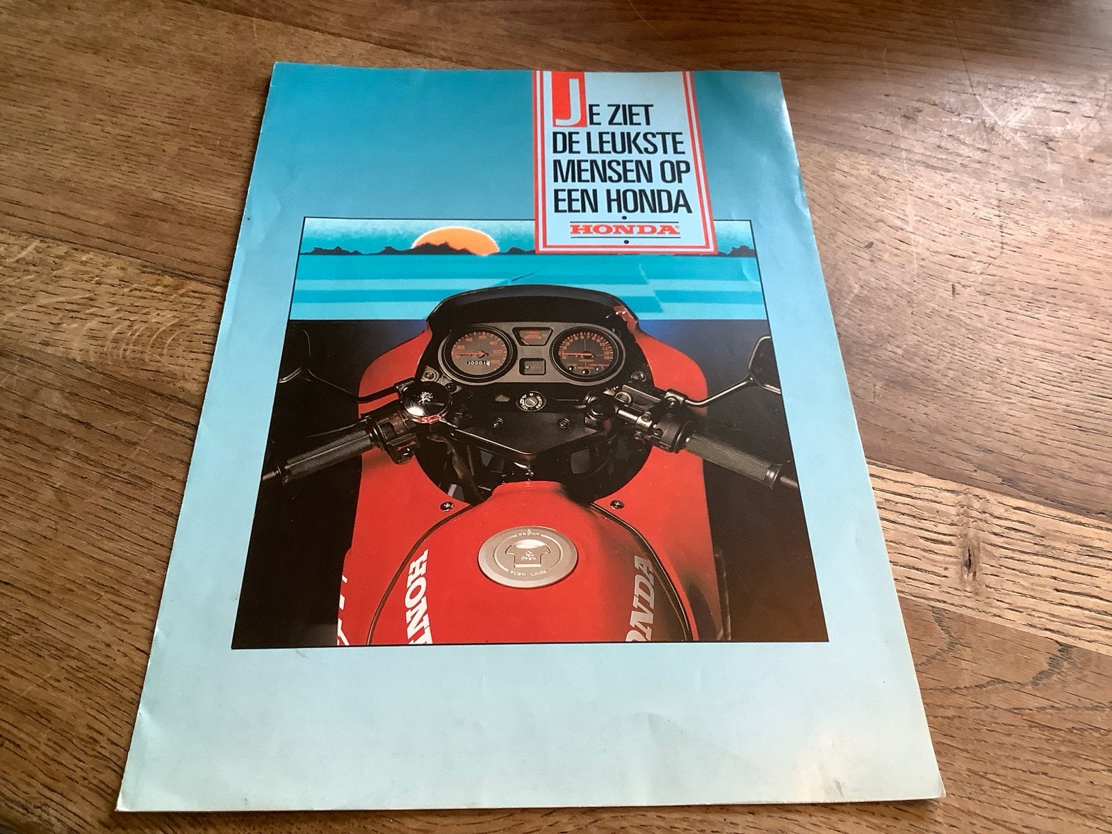Vintage Honda Bromfiets Brochure - Jaren '80 Modellen, Fietsen en Brommers, Verzenden, Nieuw