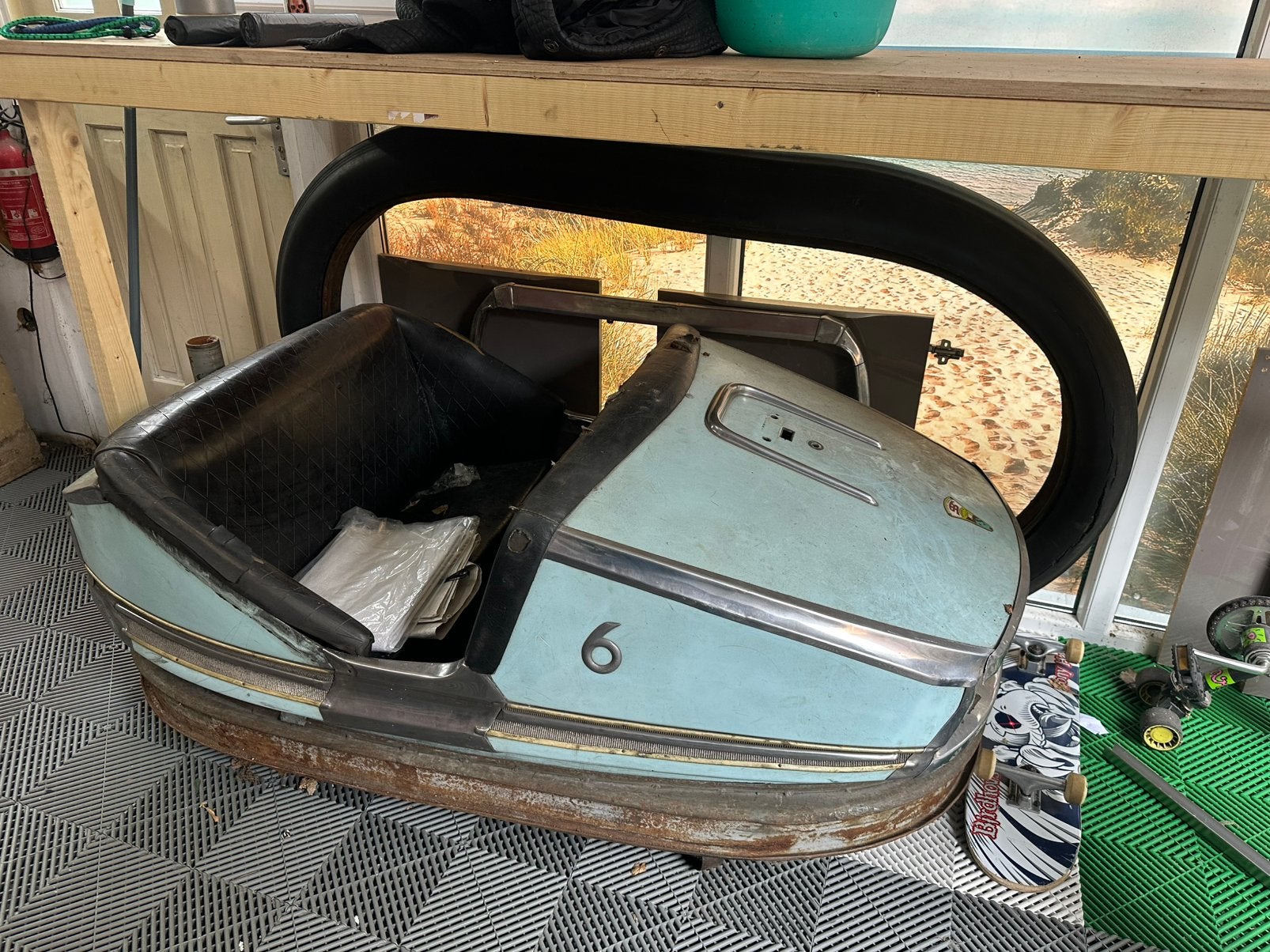 Spaggiari & Barbieri Fiat botsauto vintage, Ophalen, Huis en Inrichting