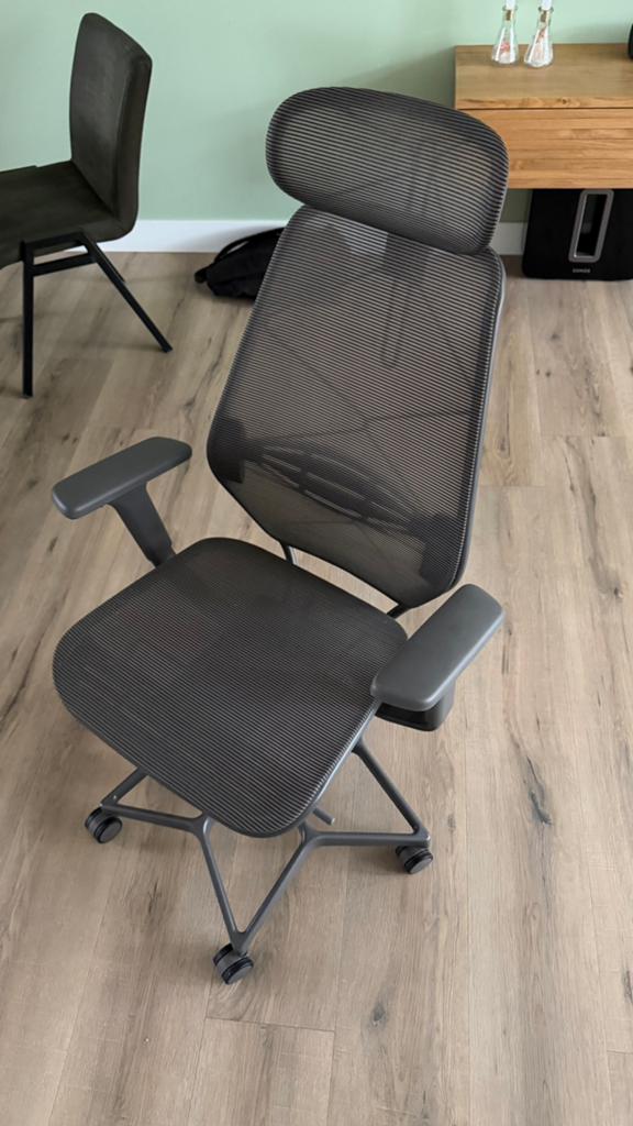Ikea gaming stoel, Ophalen, Gebruikt, Grijs, Gaming bureaustoel