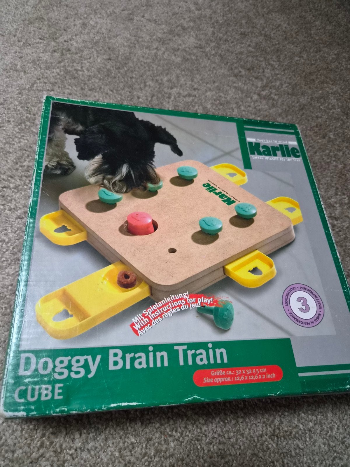Karlie honden puzzel gevorderden, Dieren en Toebehoren, Hondenspeelgoed, Ophalen of Verzenden, Zo goed als nieuw, Intelligentiespeelgoed