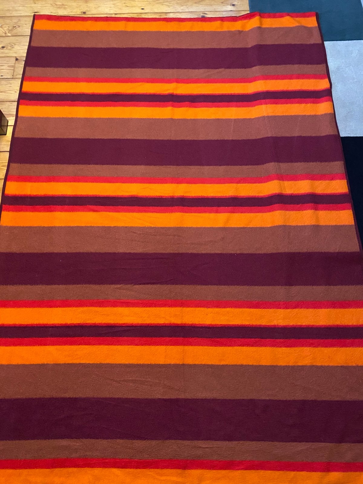 GESTREEPTE STOF PLAID BANK COVER, Ophalen of Verzenden, Gebruikt