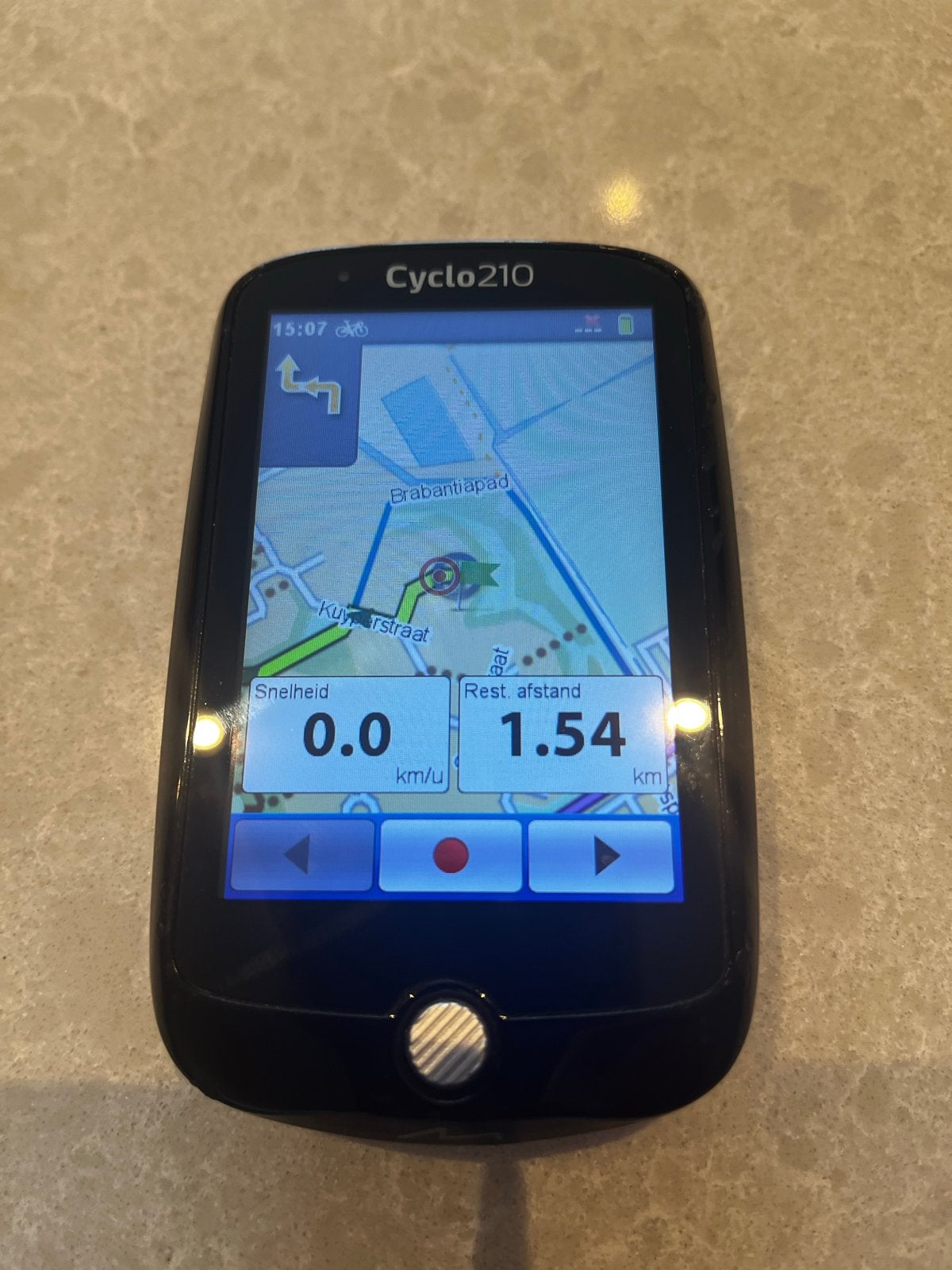 Mio Cyclo 210 fietsnavigatie, Ophalen of Verzenden, GPS, Gebruikt