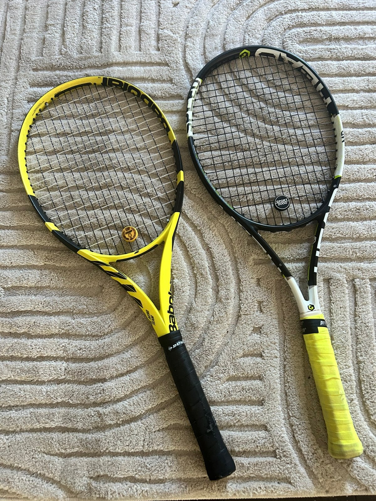 2 Tennis Rackets – Babolat AeroPure & Head Speed MP, Ophalen of Verzenden, Zo goed als nieuw, Racket, Head