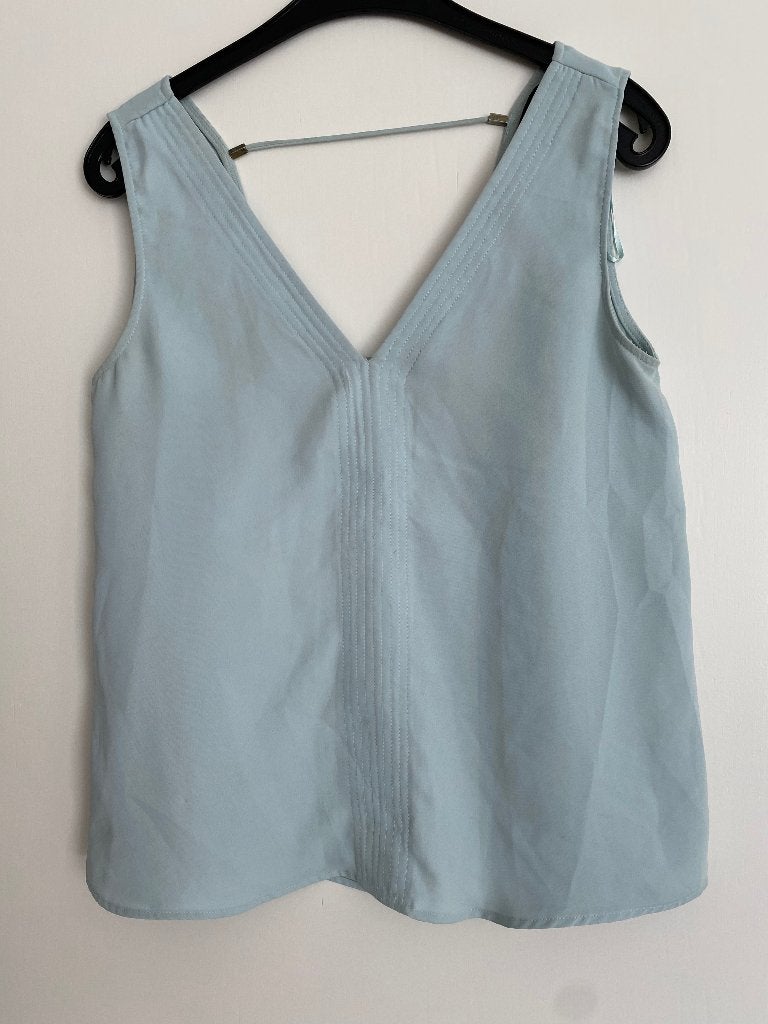 z g a nieuw lichtblauwe Zara top - Maat M, Maat 38/40 (M), Blauw, Zara, Ophalen of Verzenden