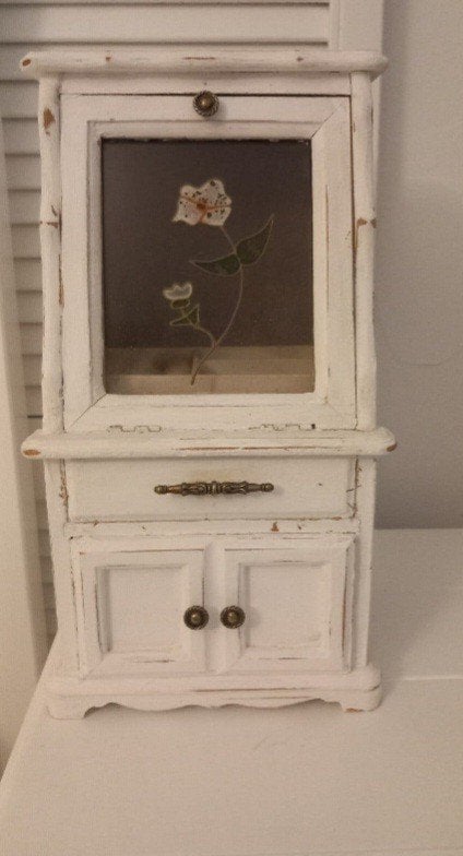 Oud sieraden kastje, Antiek en Kunst, Curiosa en Brocante, Ophalen