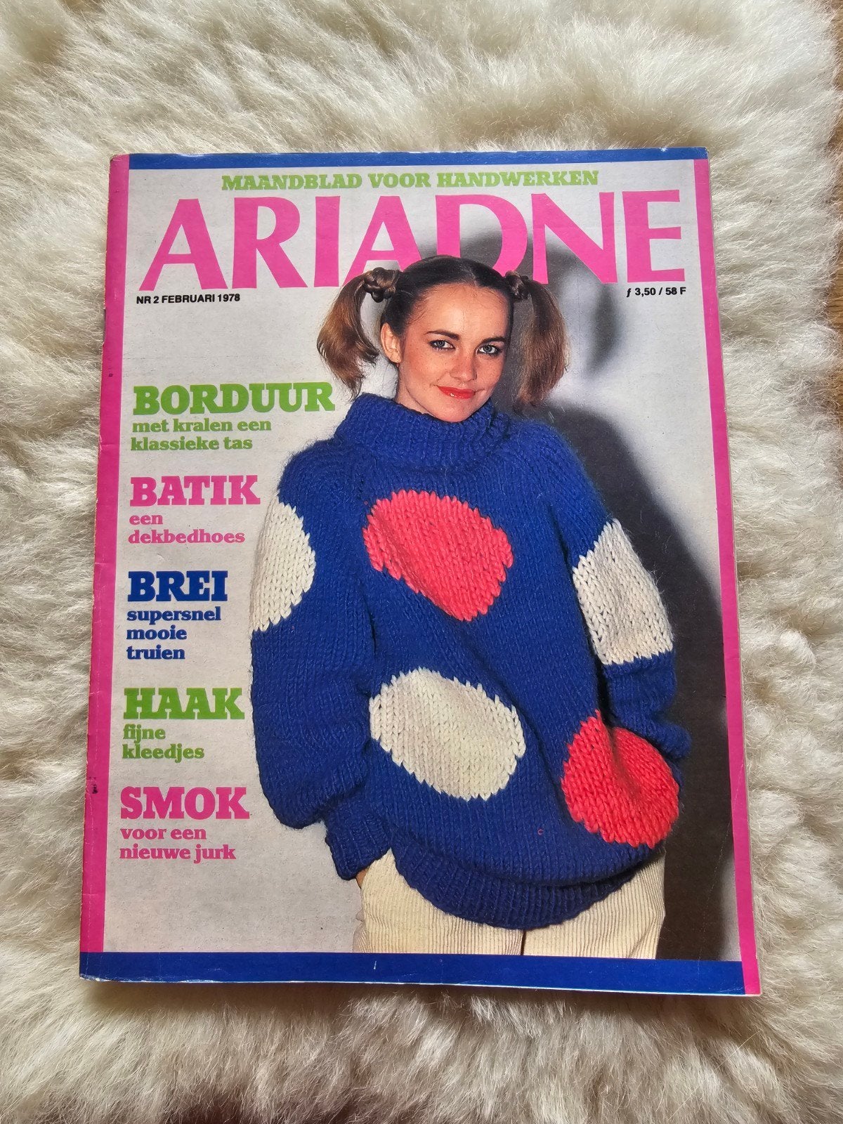 Vintage handwerk tijdschrift Ariadne nr 2. 1978, Ophalen of Verzenden, Gelezen, Damesbladen