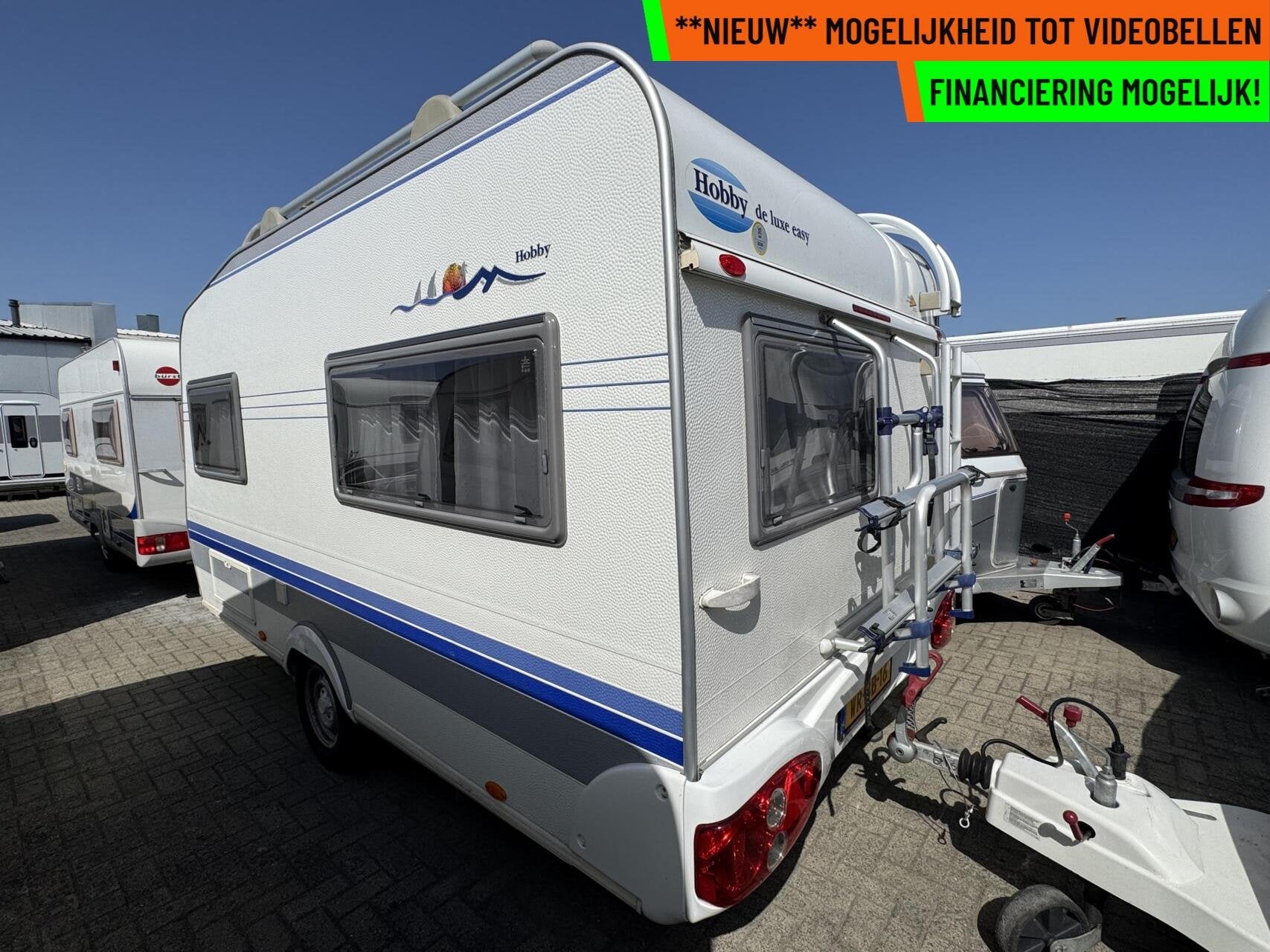 Hobby 400 SB DE LUXE, DWARSBED, TREINZIT, MOVER, VOORTENT, Hobby, Bedrijf, 5 tot 6 meter, Treinzit