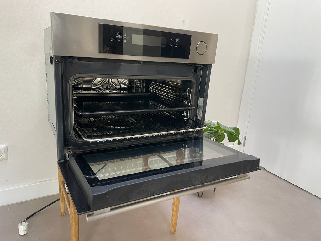 IKEA KULINARISK combi-stoomoven – maximaal 5 keer gebruikt, Witgoed en Apparatuur, Ophalen, 45 tot 50 cm, Hete lucht, IKEA