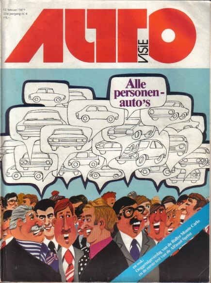 Autovisie 4 1977 : Alfa Romeo Alfasud Sprint  - Alle auto's, Ophalen of Verzenden, Gelezen, Algemeen