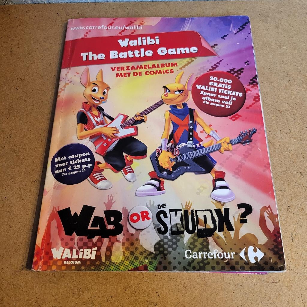 Verzamelalbum: Walibi The Battle Game, Verzamelen, Overige supermarkten, Ophalen of Verzenden