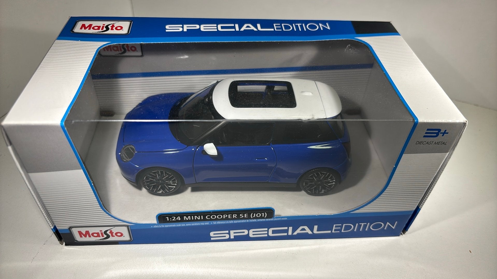 Mini cooper se jo1 maisto 1.24, Maisto, Ophalen of Verzenden, A, A