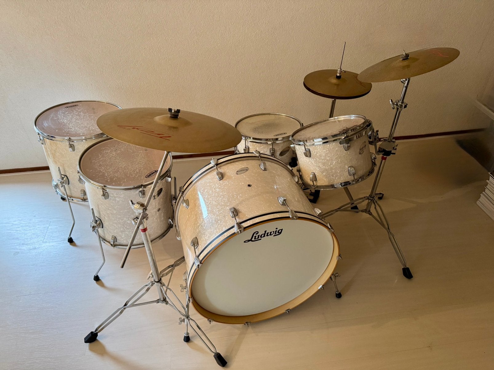 Ludwig Bonham drumkit, Muziek en Instrumenten, Ophalen, Zo goed als nieuw, Ludwig