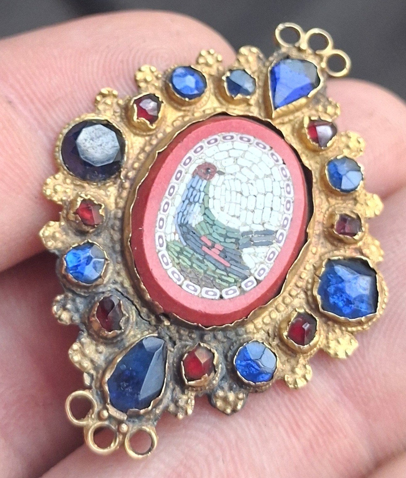 Bodemvondst - goud - 18e / 19e eeuw - mini mozaïek - RRR !, Ophalen of Verzenden, Goud