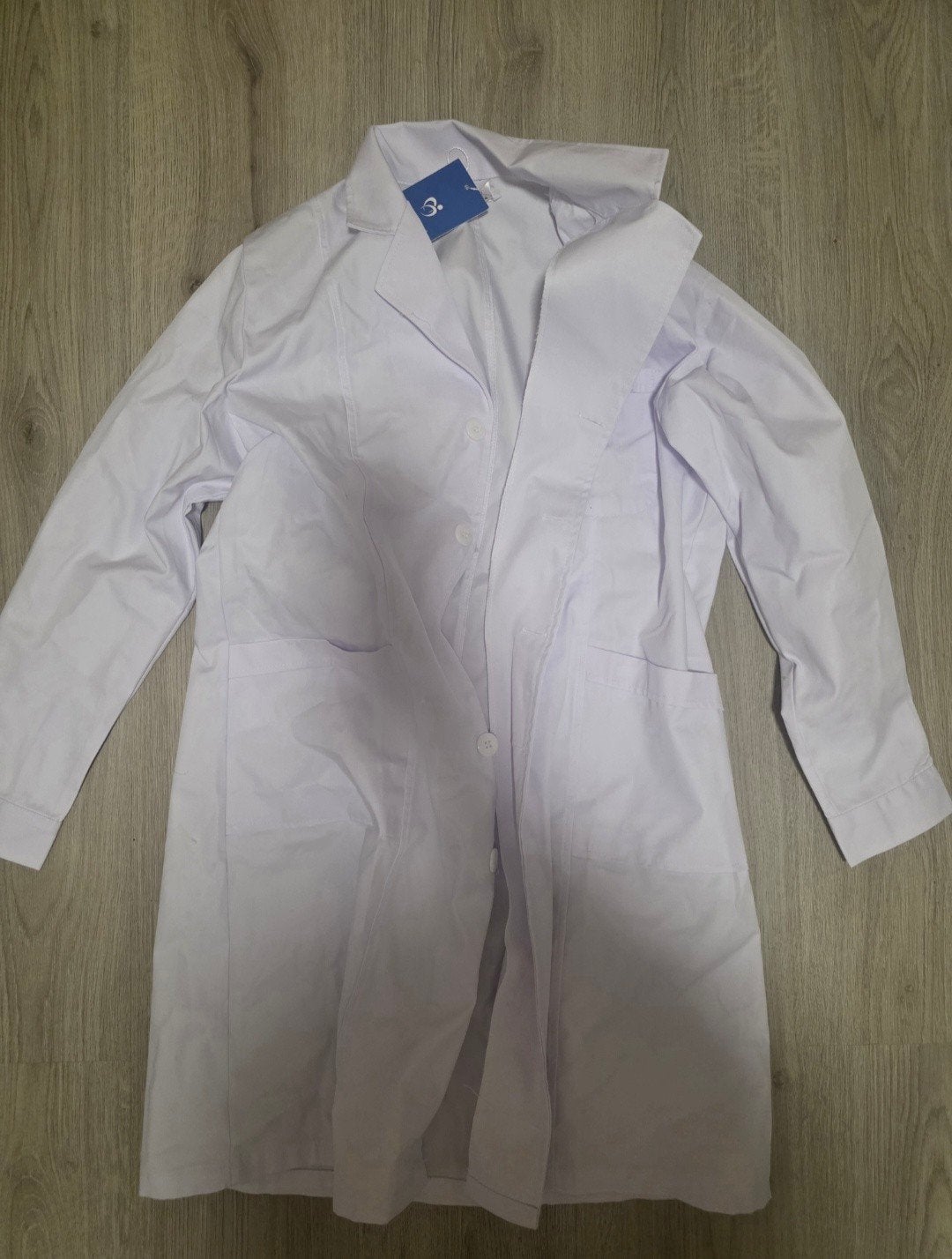 labjas maat S dames (nieuw) poly/katoen