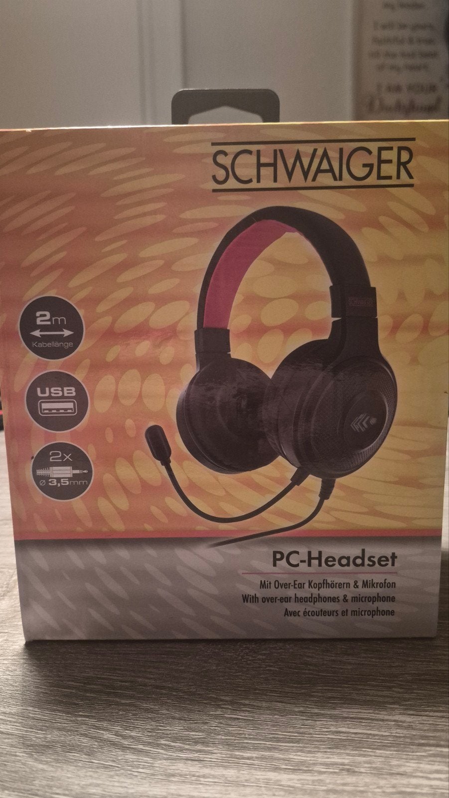 Nieuw Schwaiger Headset - Gaming Koptelefoon met Microfoon, Computers en Software, Nieuw, Ophalen of Verzenden, Over-ear, Gaming headset