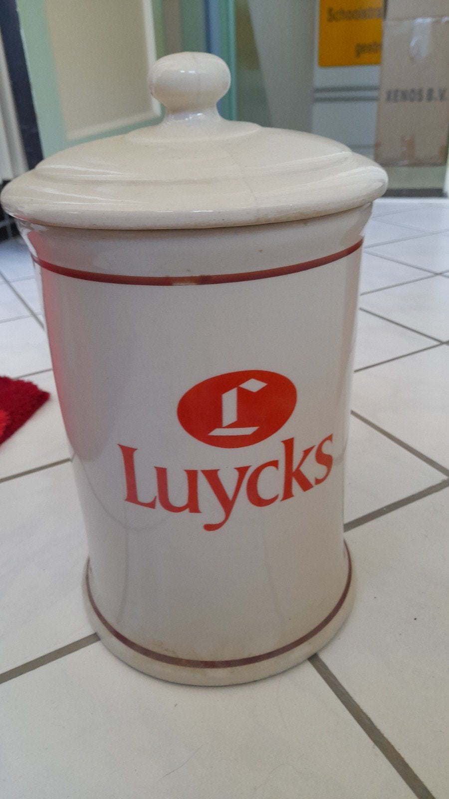 Vintage Luijcks mayonaise pomp Keramiek, Antiek en Kunst, Ophalen of Verzenden