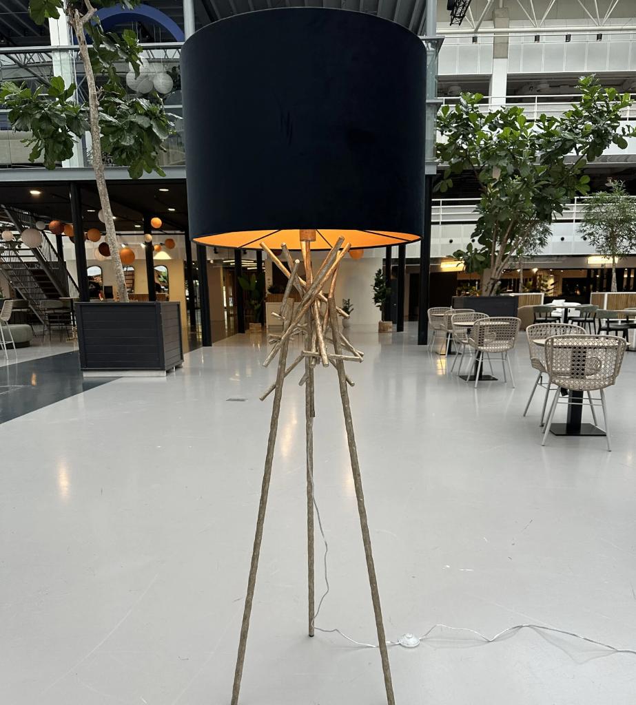 LECLERCQ EN BOUWMAN VLOERLAMP + KAP Kroonluchter-winkel, Verzenden, Nieuw, Metaal, 150 tot 200 cm