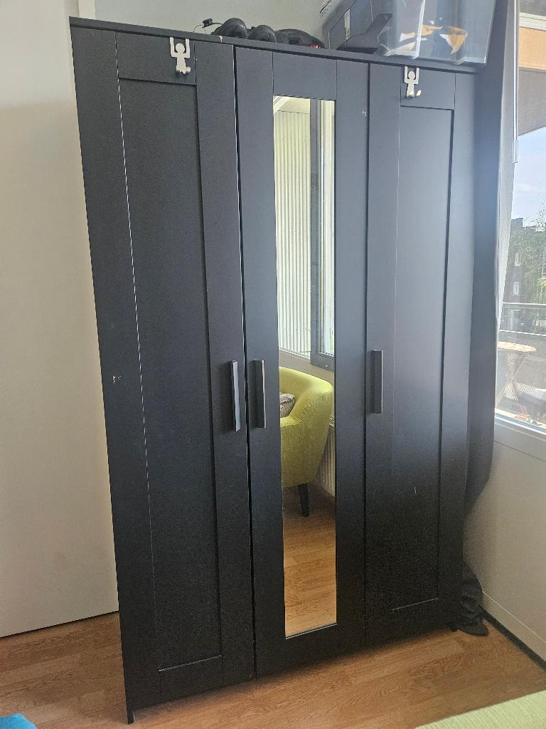 IKEA BRIMNES kledingkast, Huis en Inrichting, Kasten | Kledingkasten, Gebruikt, 150 tot 200 cm, 100 tot 150 cm, 50 tot 75 cm, Met deur(en)
