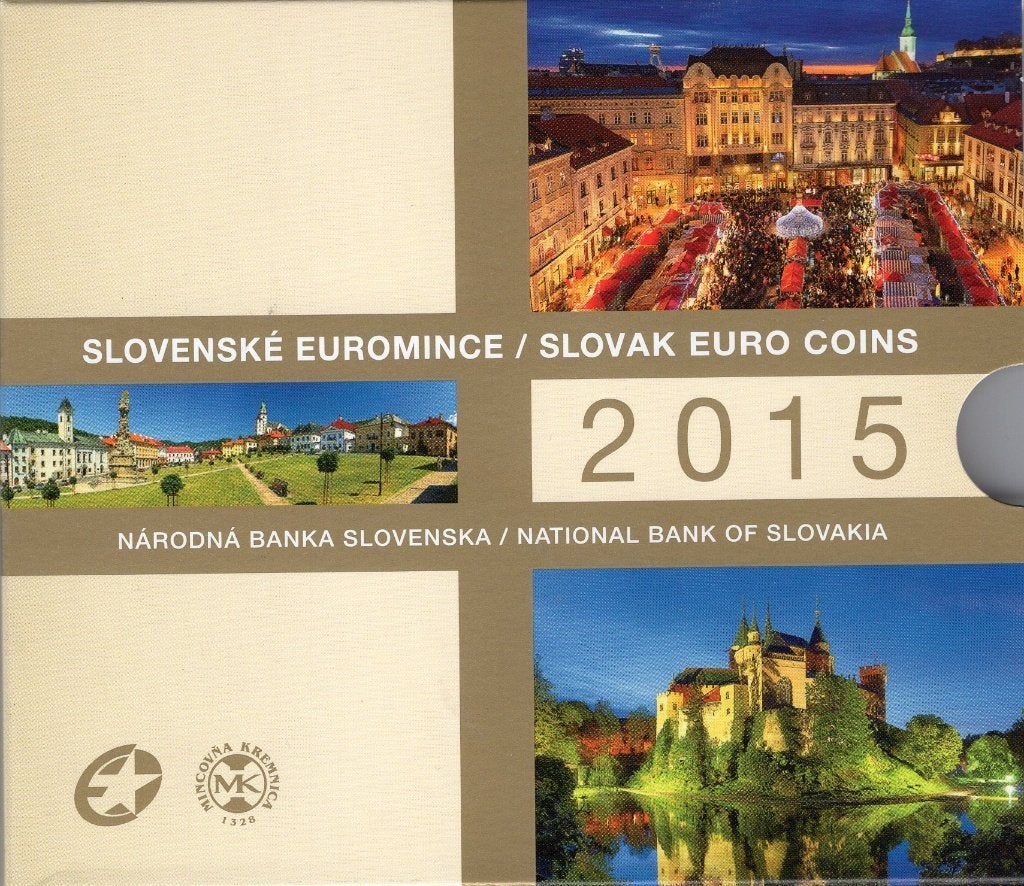 BU set Slowakije 2015 - 1 cent t/m 2 euro - Blister, Verzenden, Slowakije, Overige waardes, Setje