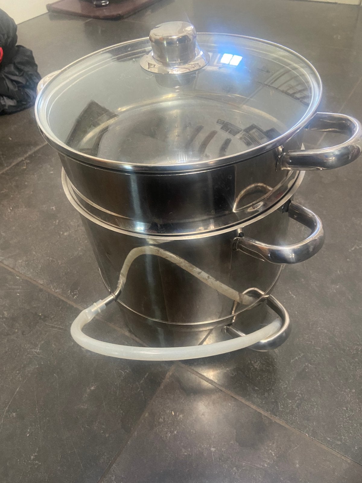 Berndes sap pan, Huis en Inrichting, Keuken | Potten en Pannen, Ophalen of Verzenden, Zo goed als nieuw, Rvs