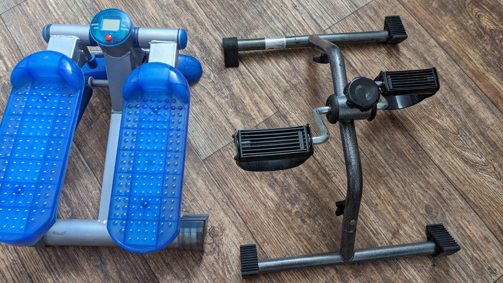 Compacte Stepper en Mini Hometrainer Set, Gebruikt, Stepapparaat, Ophalen of Verzenden, Metaal