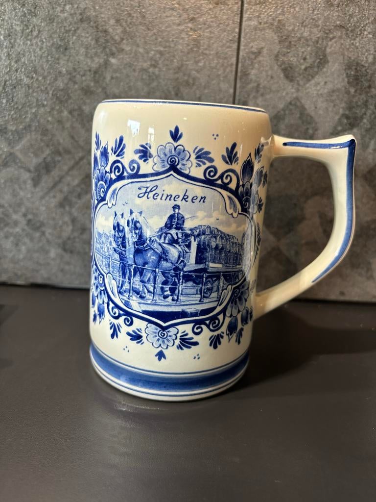 Set van 3 Delfts blauwe Heineken bierpullen, Ophalen