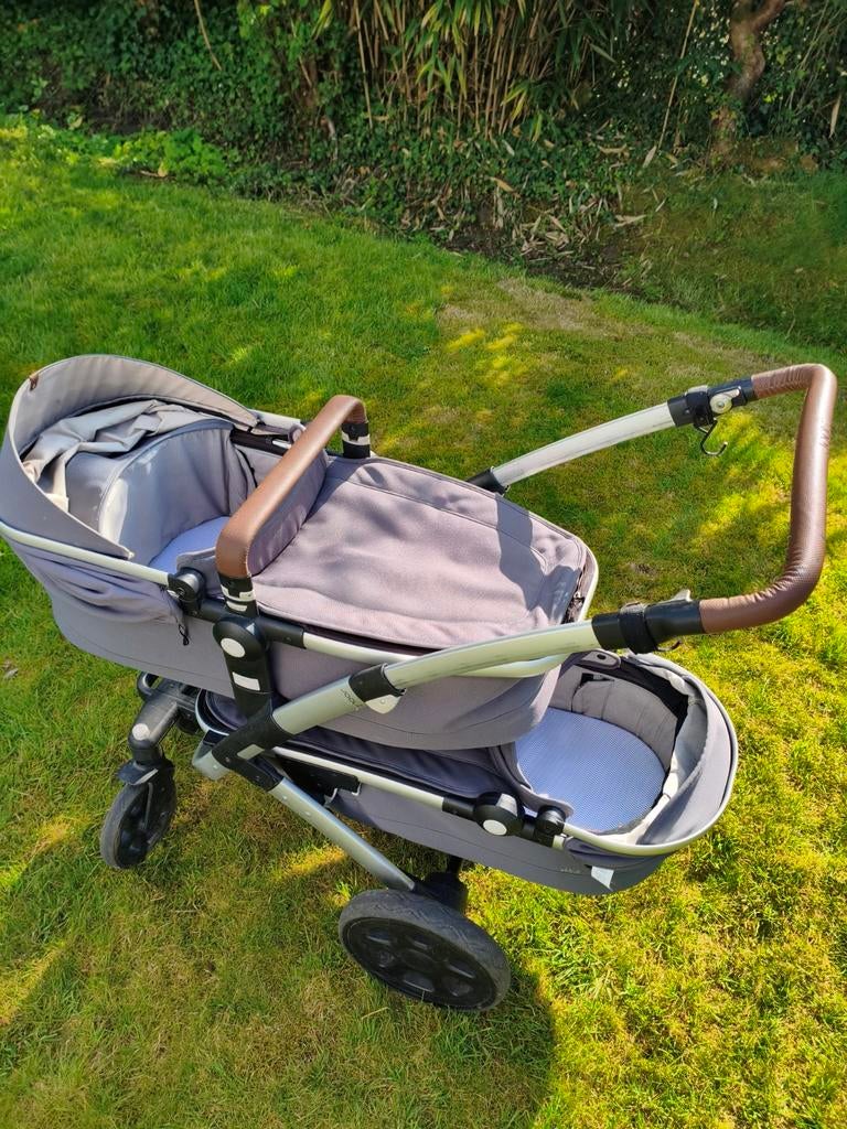 Joolz Geo2 Twin kinderwagen compleet, Zo goed als nieuw, Combiwagen, Verstelbare duwstang, Ophalen