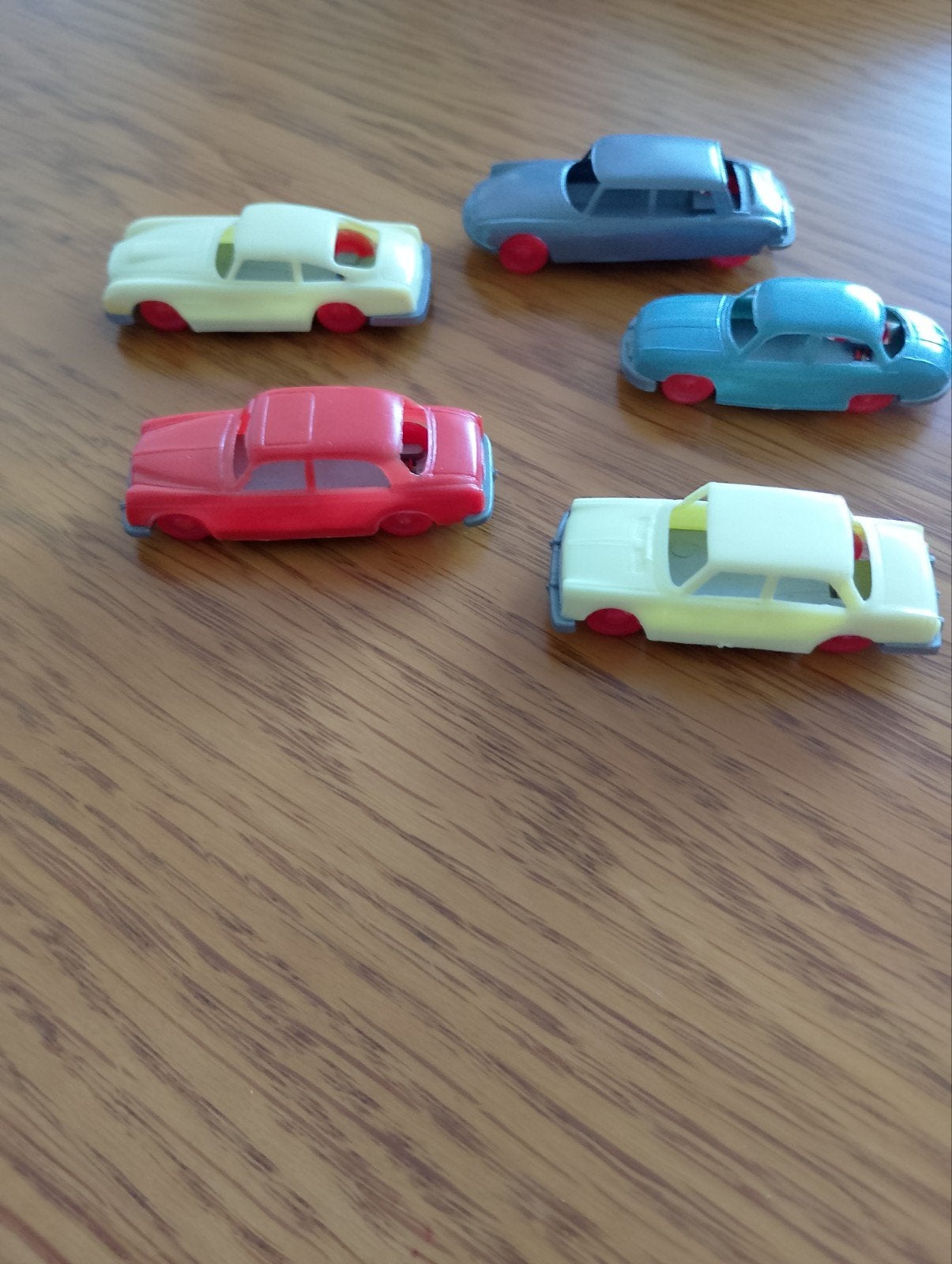 Set van 5 vintage HO schaal modelauto's - Made in France, Ophalen, Gebruikt, Auto, Overige merken