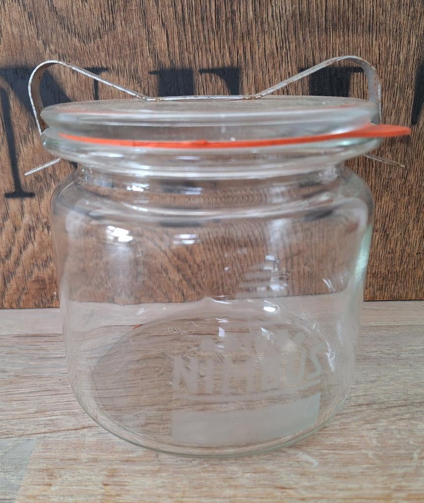 Vintage SDG Nimbus Weckpot met Beugel - Glazen Pot, Antiek en Kunst, Ophalen of Verzenden
