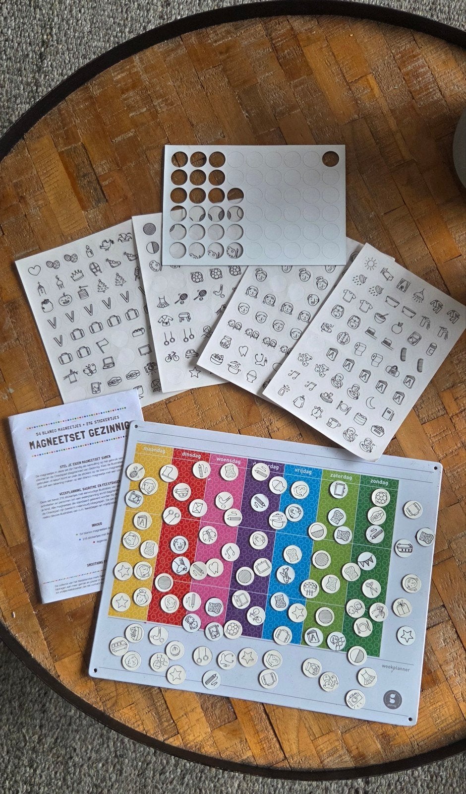 Gezinnig weekplanner compleet, Ophalen of Verzenden, Zo goed als nieuw, Overige typen