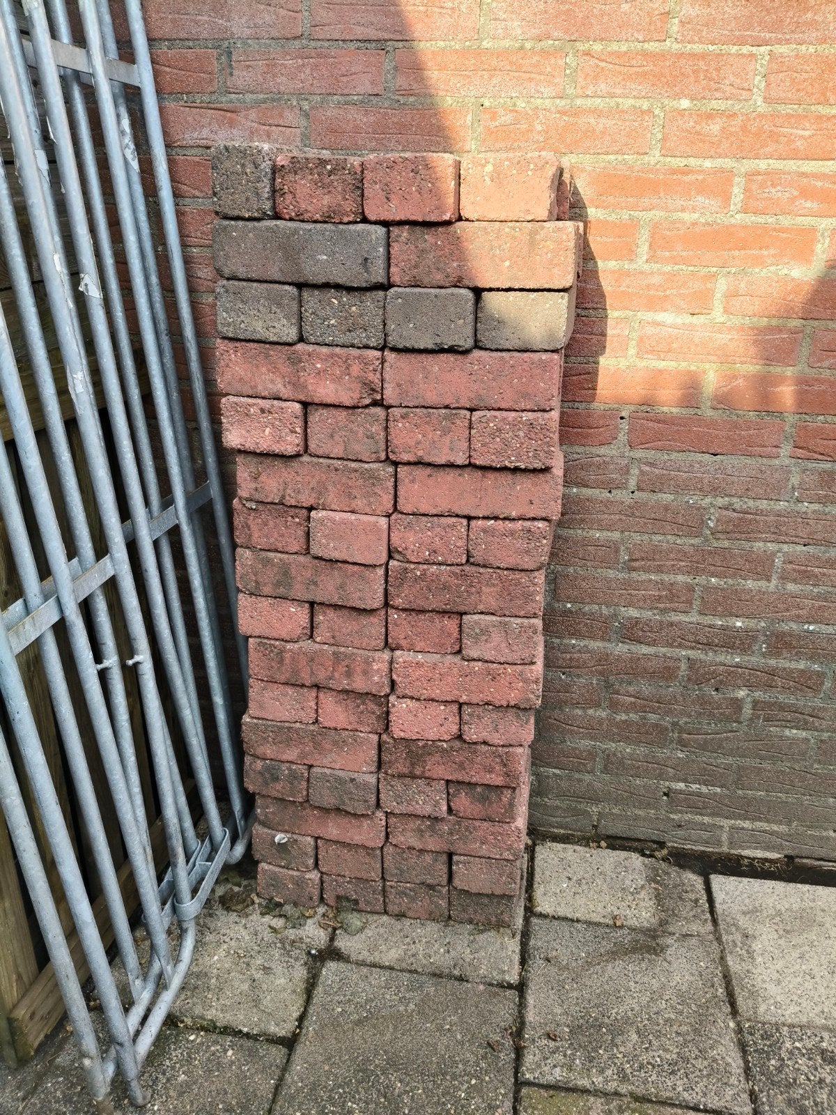 gratis straat klinkers rood en grijs, Ophalen, Bakstenen