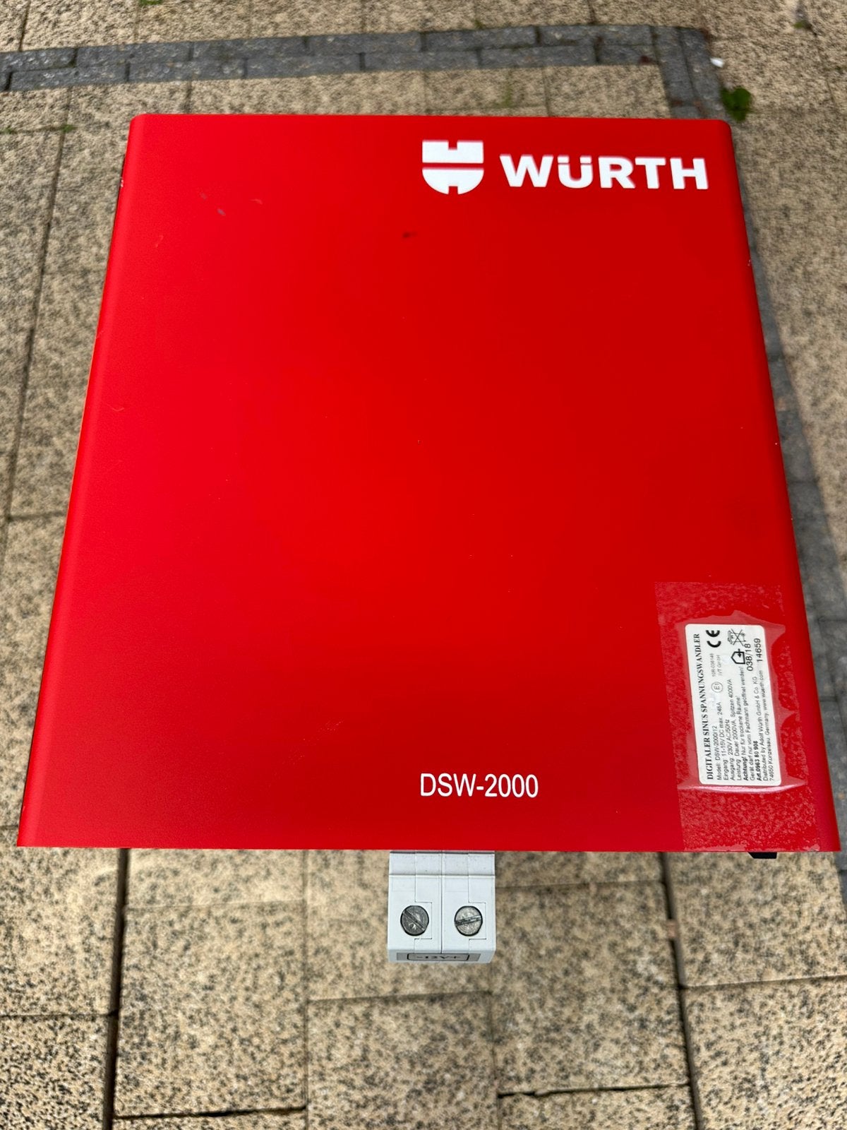 Omvormer sinus Würth 12v/230/2000w, Ophalen of Verzenden, Zo goed als nieuw