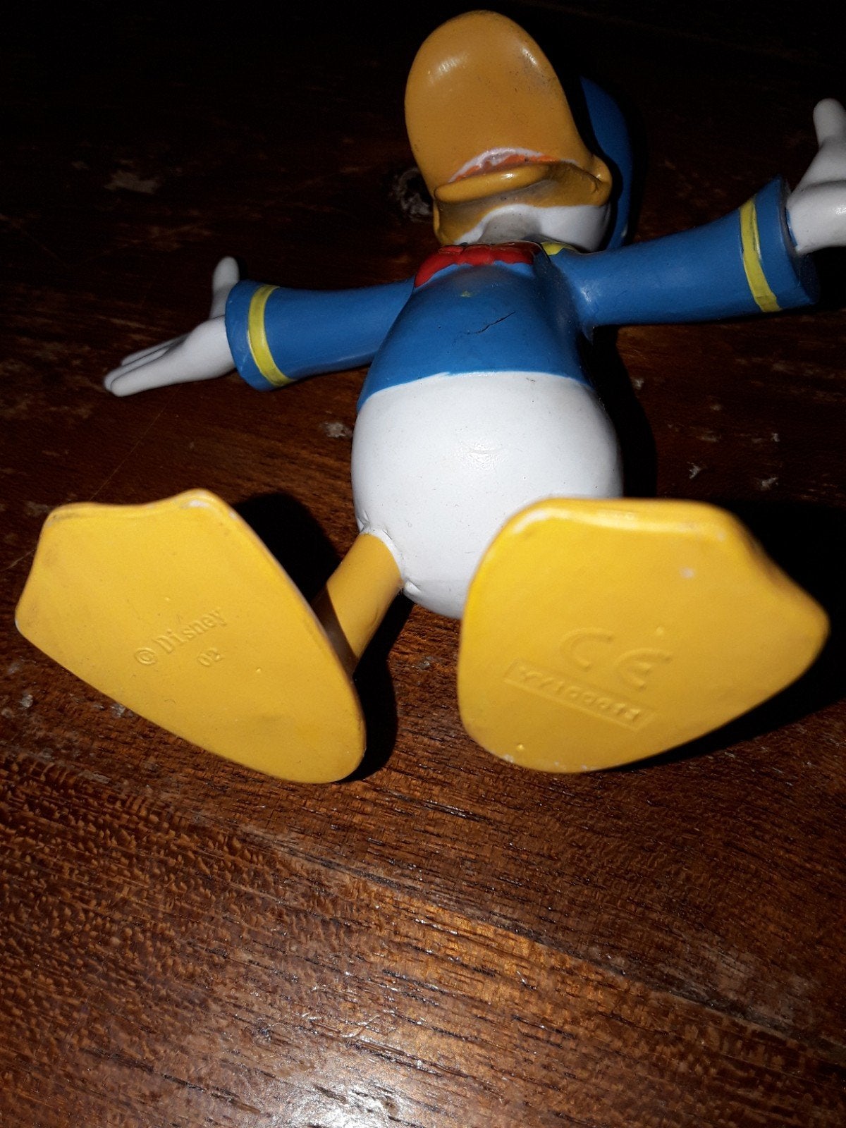 5 rubberen Disney figuren, Verzamelen, Ophalen of Verzenden, Mickey Mouse, Zo goed als nieuw, Beeldje of Figuurtje
