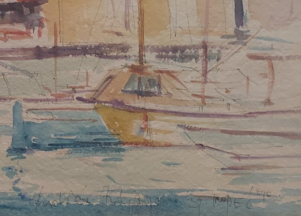 Filipovic, Andrea

? St Tropez aquarel in lijst, Ophalen of Verzenden