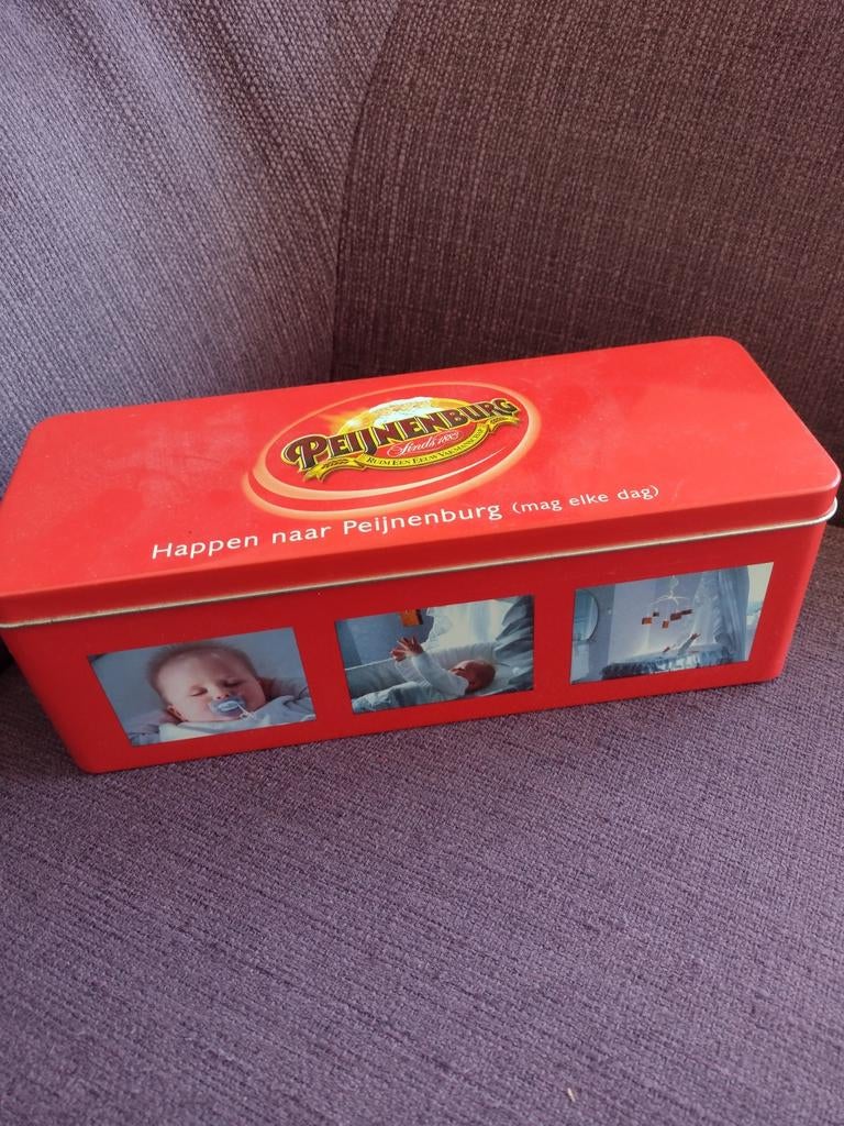 Peijnenburg blik voor ontbijtkoek, Verzamelen, Blikken, Ophalen, Gebruikt, Overige