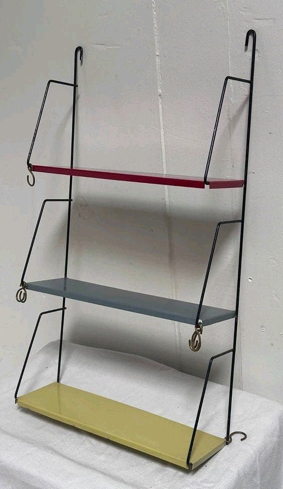 Pilastro wandrek blauw geel rood Tjerk reijenga wandplank, Ophalen, Nvt, Nvt, Nvt