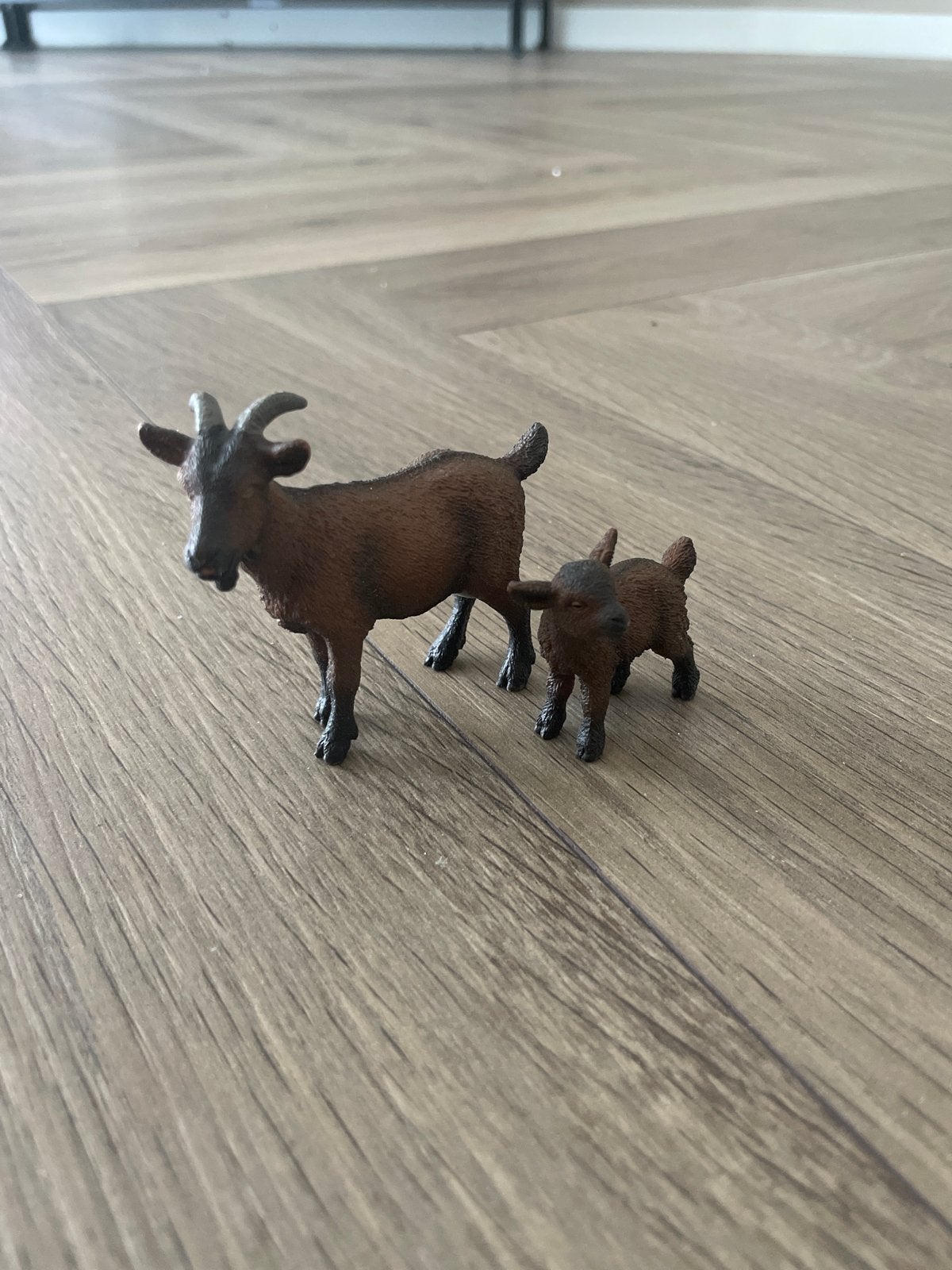 Schleich Boerderijdieren: Geit en Ezel met Jong, Ophalen of Verzenden, Zo goed als nieuw, Jongen of Meisje