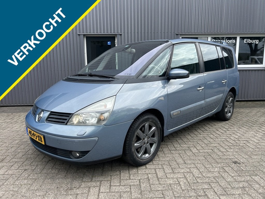 Renault Grand Espace 3.5 V6 Initiale NAVI LEER PANO Nieuwe A, Auto's, Renault, Automaat, Gebruikt, 2000 kg, Blauw