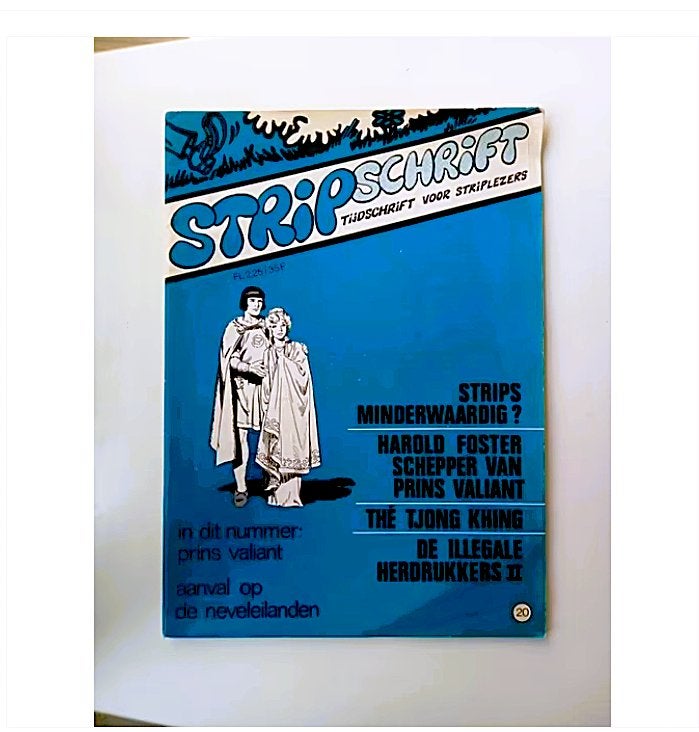 stripschrift nr.20 *1970*1ste druk-bijlage prins valiant, Boeken, Eén comic, Europa, Ophalen of Verzenden, Zo goed als nieuw