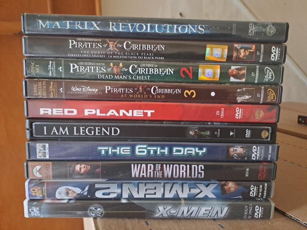 Verschillende Sience Fiction & Fantasie dvd's per foto €2,00, Vanaf 12 jaar, Ophalen of Verzenden, Zo goed als nieuw